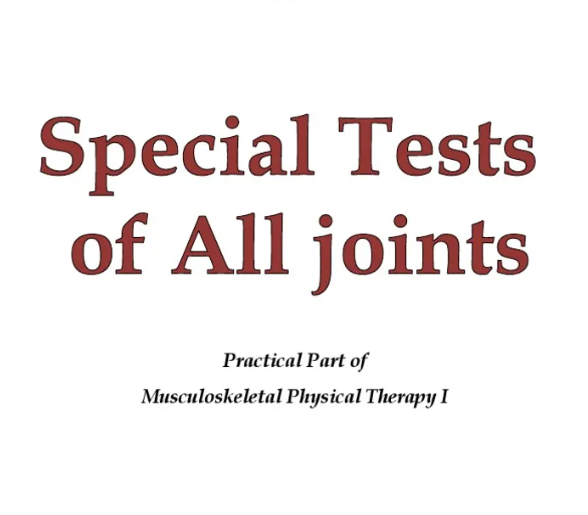 Read more about the article Special Tests